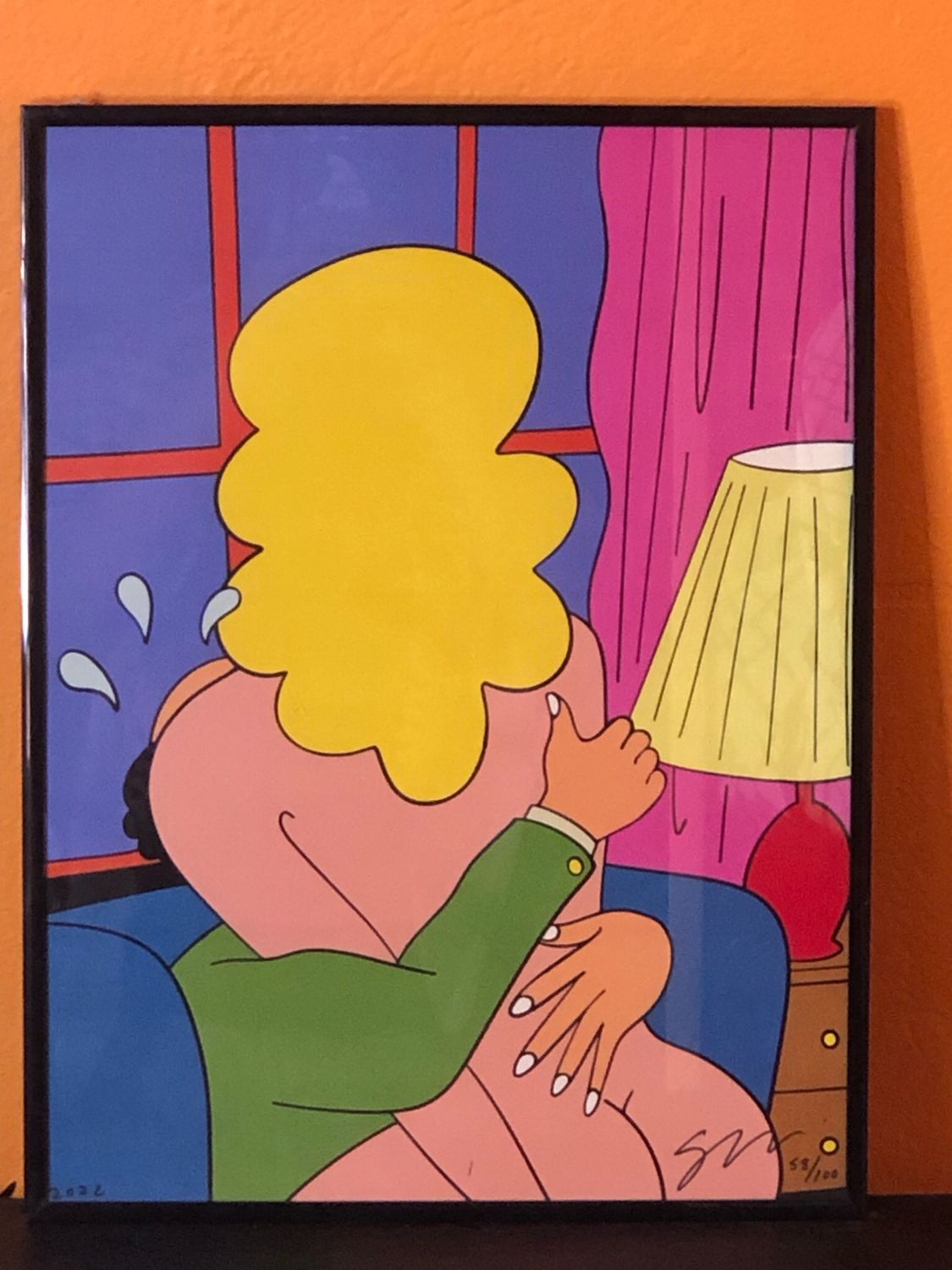 Bon Appetit Numbered Framed Fucci Print