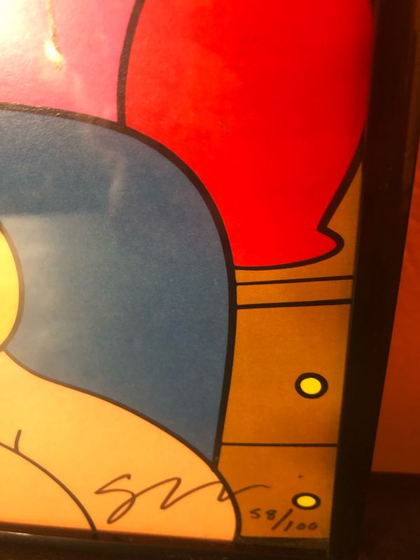 Bon Appetit Numbered Framed Fucci Print