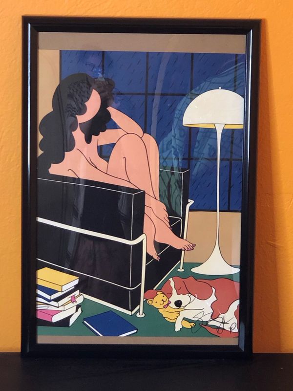 Rainy Day Framed Numbered Fucci Print