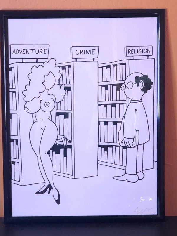 Religion Crime Adventure Numbered Framed Fucci Print