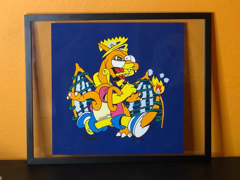 Bartizard Numbered Framed Ermsy Print