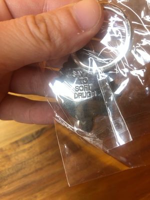 Ermsy Limited Run Don’t Do Soft Drugs Pink Panther Keychain