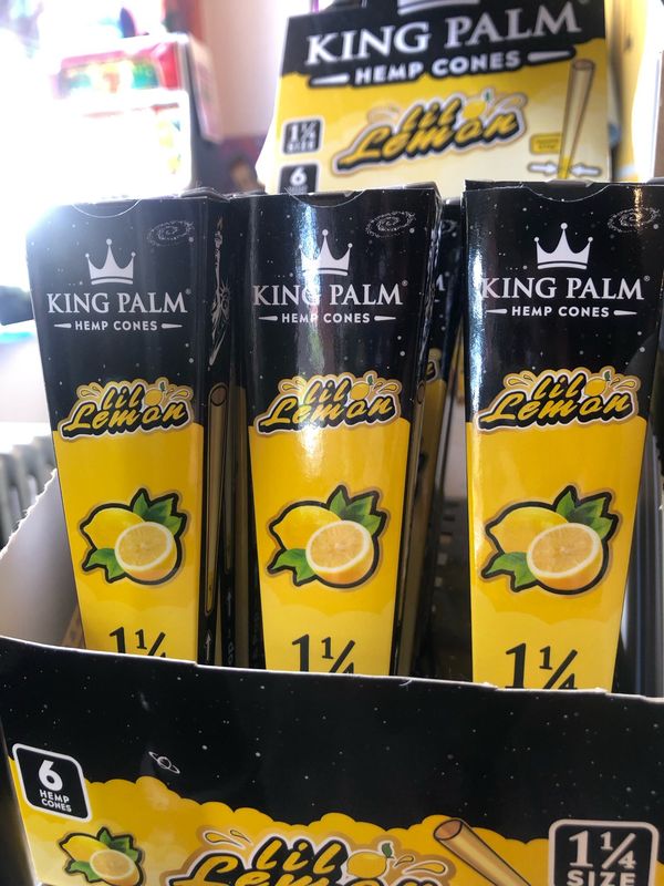 King Palm 6 Pack 1 1/4 Lil Lemon Cones