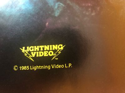 1985 Lightning Video “The Lost Empire” Movie Poster