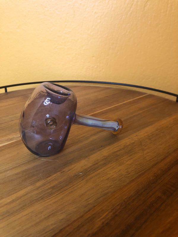 Mauve Bubble Bowl Hand Pipe