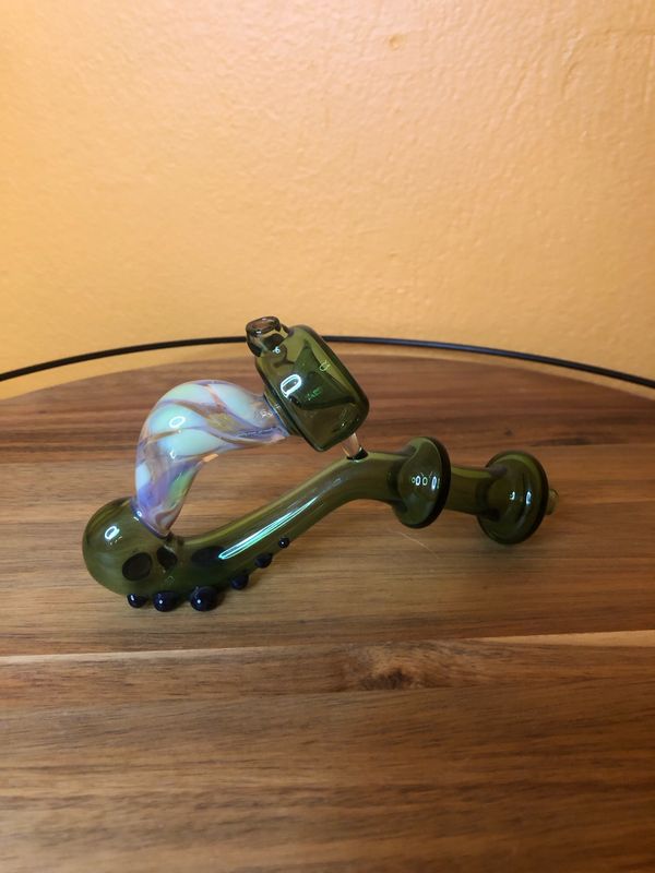 Bottle Green Fume Sherlock Pipe