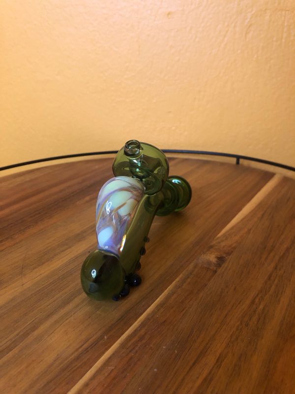 Bottle Green Fume Sherlock Pipe