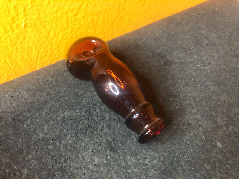 47/99 Upcycled Bottle Neck Hand Pipe