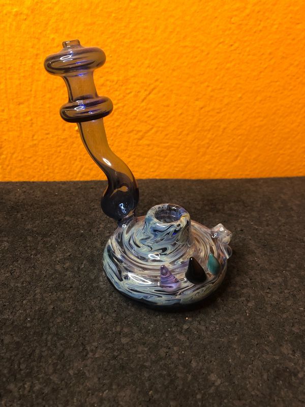 Rain Cloud UFO Standing Hand Pipe