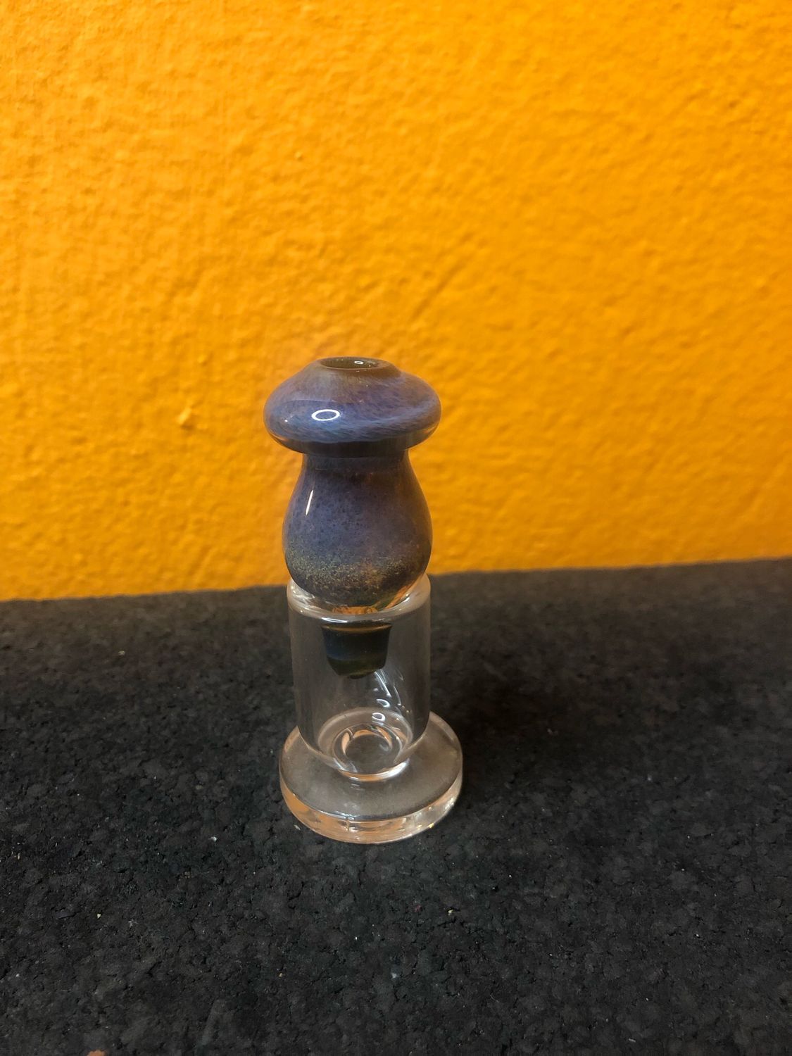 Blue Mushroom Shaped Bubble Carb Cap