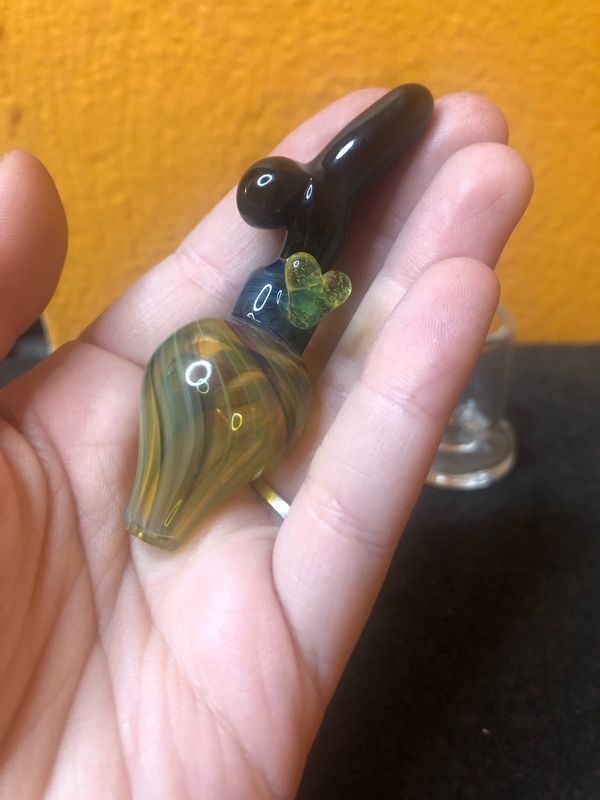 I <3 Your Dong Heart Of Gold Bubble Carb Cap