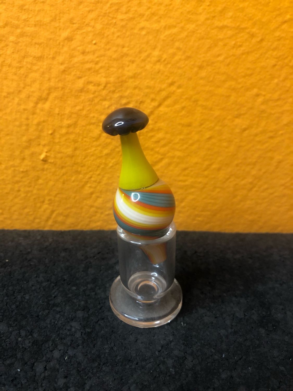 Striped Mushroom Directional Bubble Carb Cap