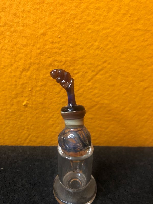 Wheat Stalk Glass Bubble Cap