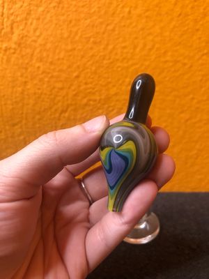 Colors And Grays Shimmering Bubble Cap