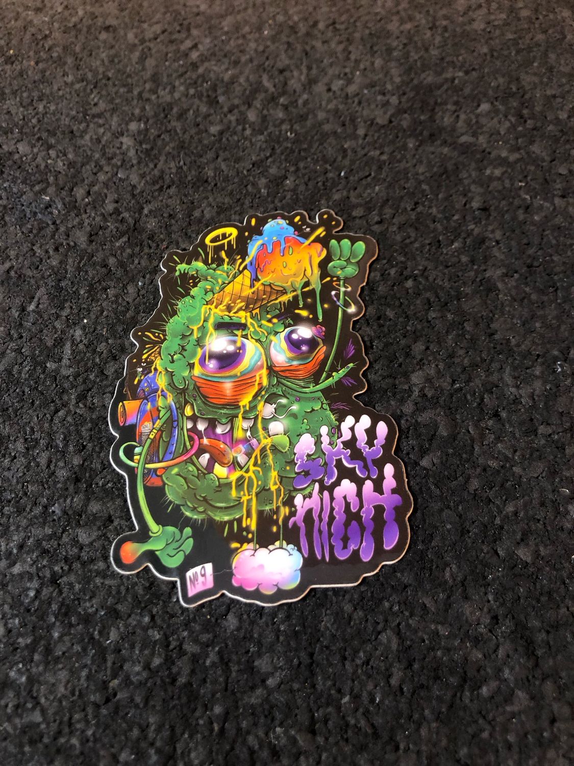 Sky High Gross Out Sticker