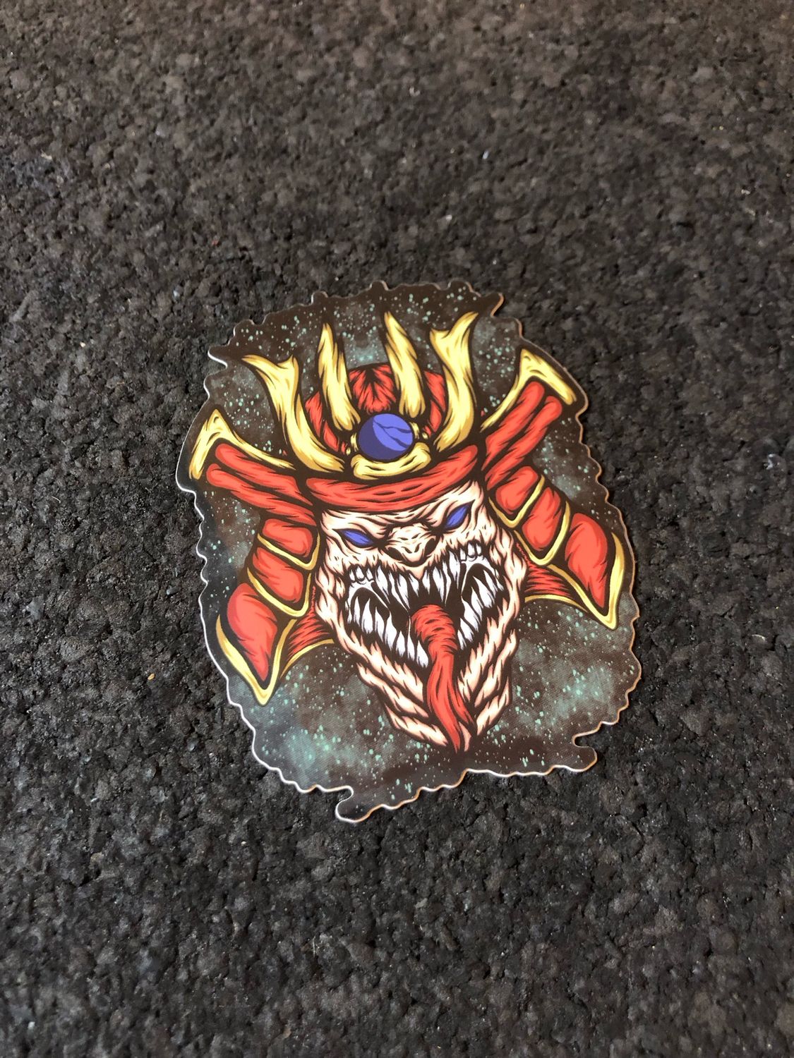 Demon Samurai Sticker