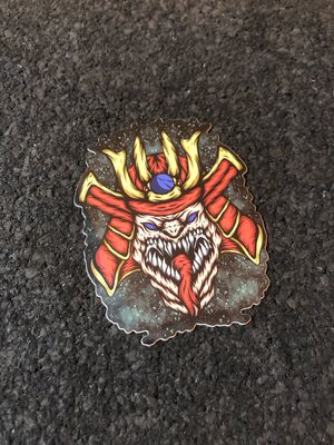 Demon Samurai Sticker
