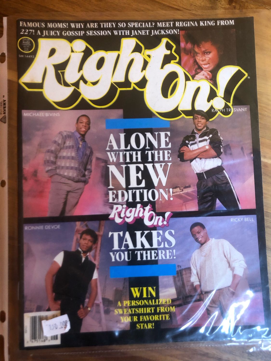 Right On! June 1986 Janet Jackson Issue