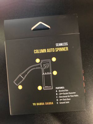 Yo Dabba Dabba Seamless Column Auto Spinner 14mm Male 45 Banger