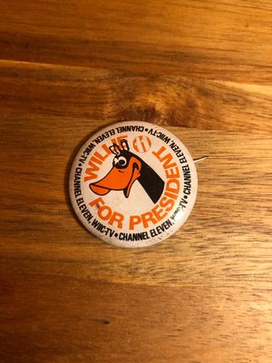 Willie For President Channel 11 Pin
