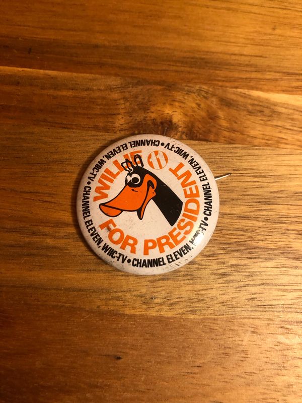 Willie For President Channel 11 Pin