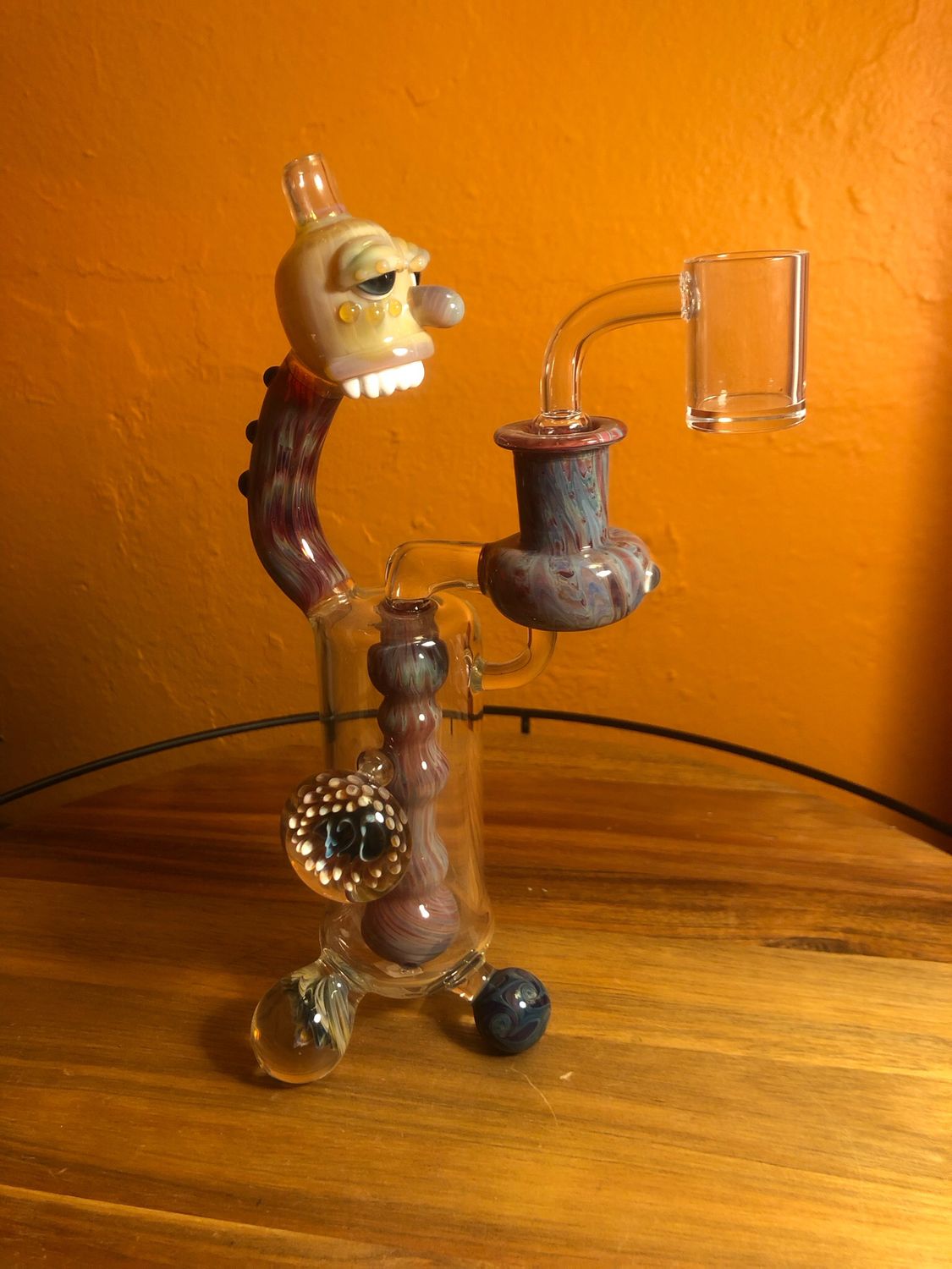 Handblown Zombie 420 Rig by Zombie Neal