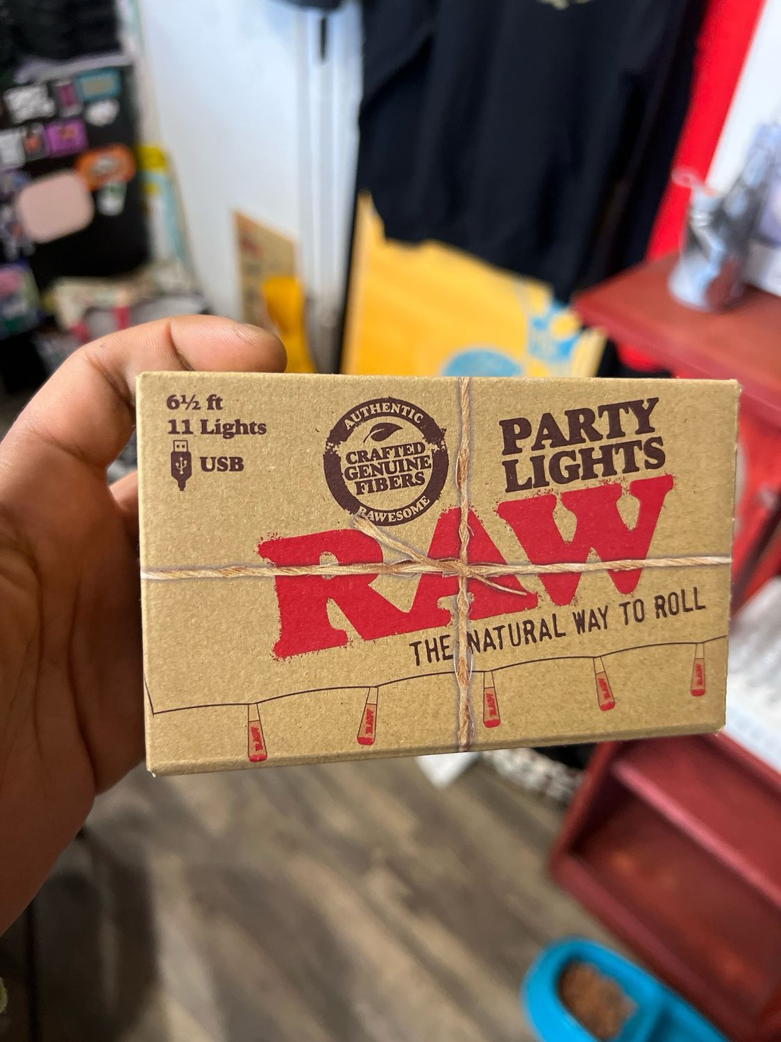 Raw joint Holiday lights (11 Ft)