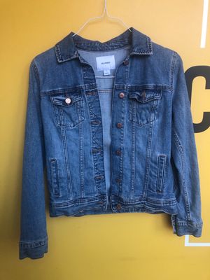 Curated Collection - Rainbow Flame Customized Denim Jacket S