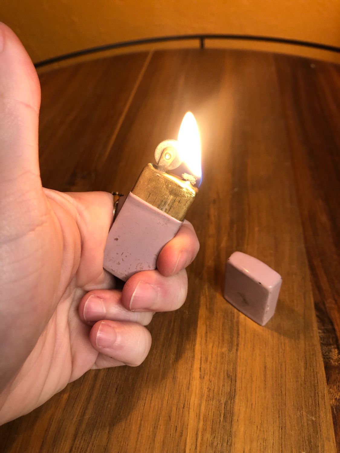 Made In England Mauve Capsule Lighter