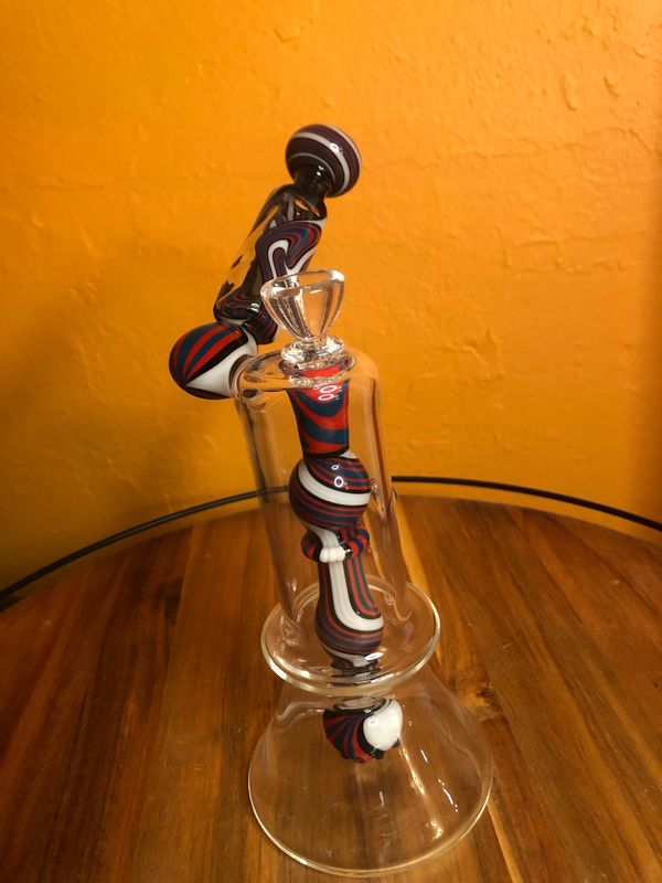 Red Black And Blue Swirls