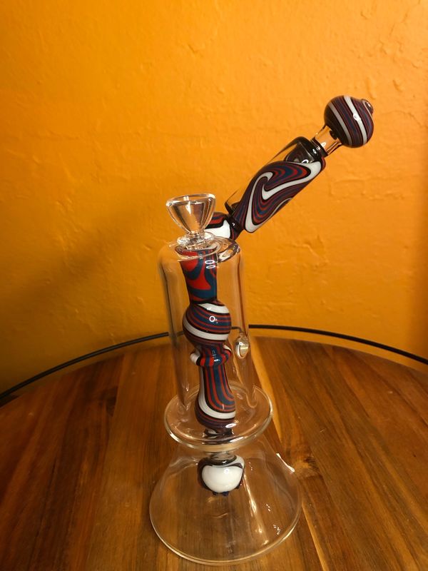 Red Black And Blue Swirls