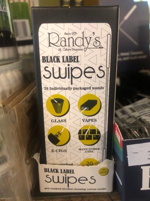 Randy’s Black Label Swipes Swabs