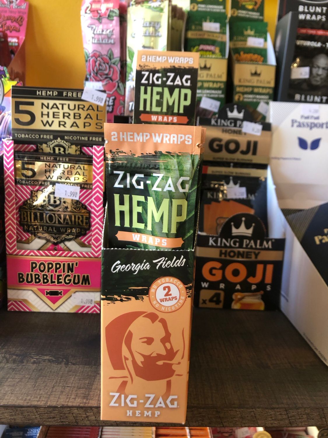 Zig Zag Georgia Fields Hemp Wraps