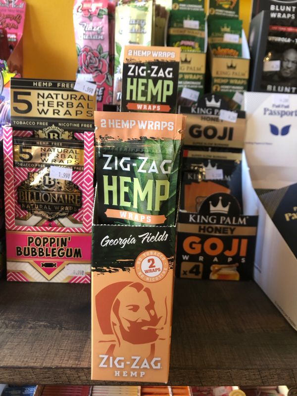 Zig Zag Georgia Fields Hemp Wraps