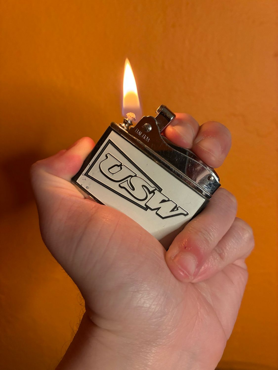 USW United States Window Indianapolis Flat Advert Lighter