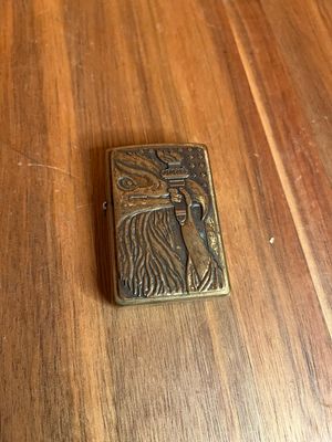 2002 Barrett Smythe Brass Patriotic Zippo Lighter