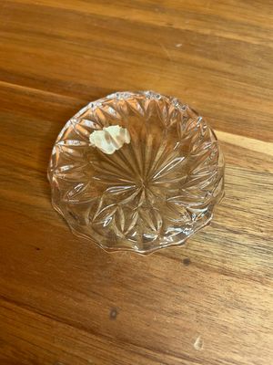 Echt Bleikristall Gepresst German Cut Crystal Ashtray