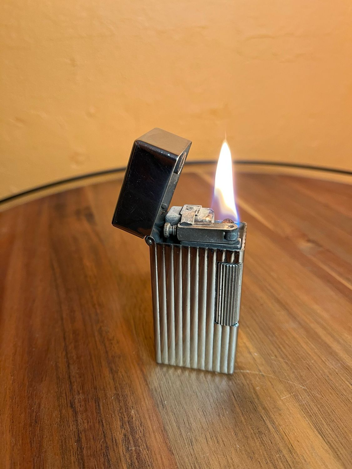 No 125 Parker Side Spinner Table Lighter