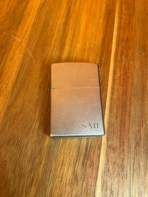 2005 Customized ‘SAH’ Scrolling Side Zippo Lighter