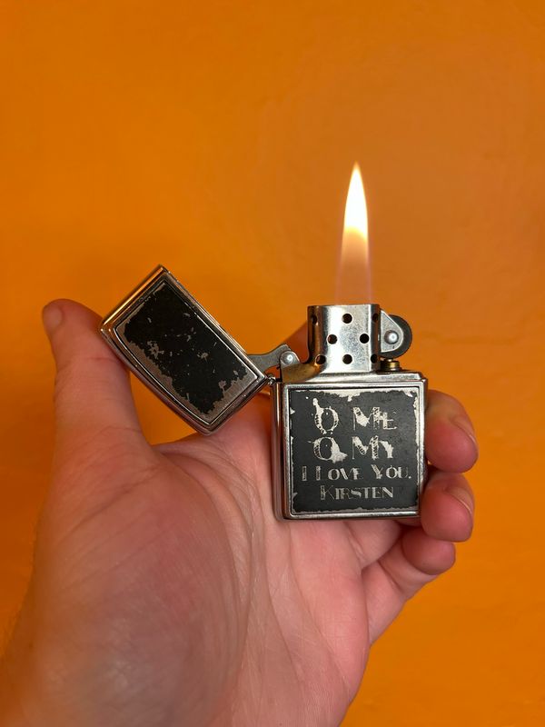 2007 Customized ‘O Me O My I Love You Kirsten’ Zippo Lighter