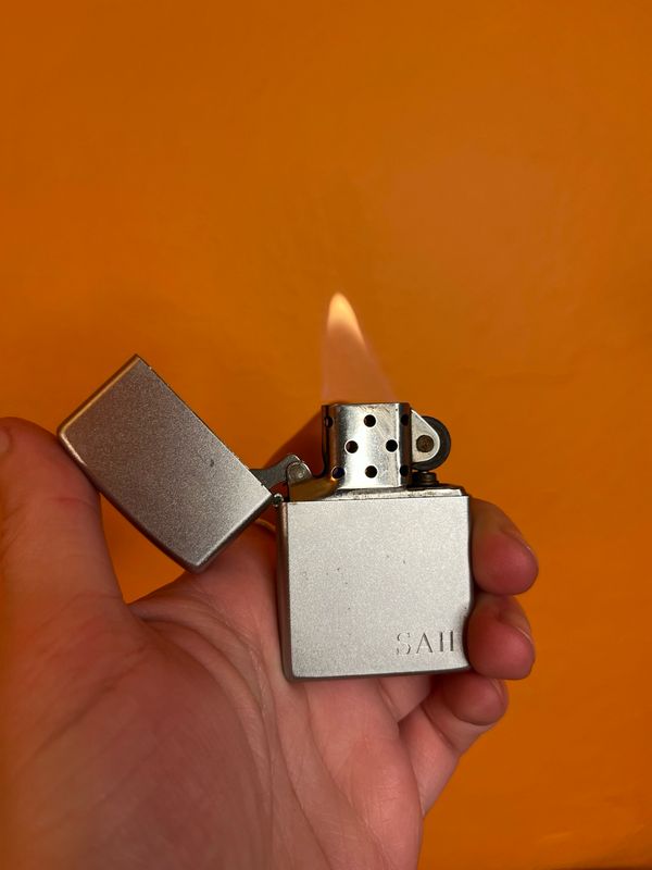2005 Customized ‘SAH’ Scrolling Side Zippo Lighter