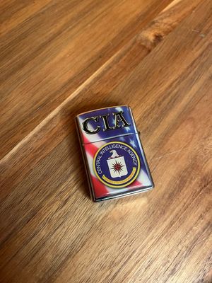 Unlicensed CIA Flip Top Lighter