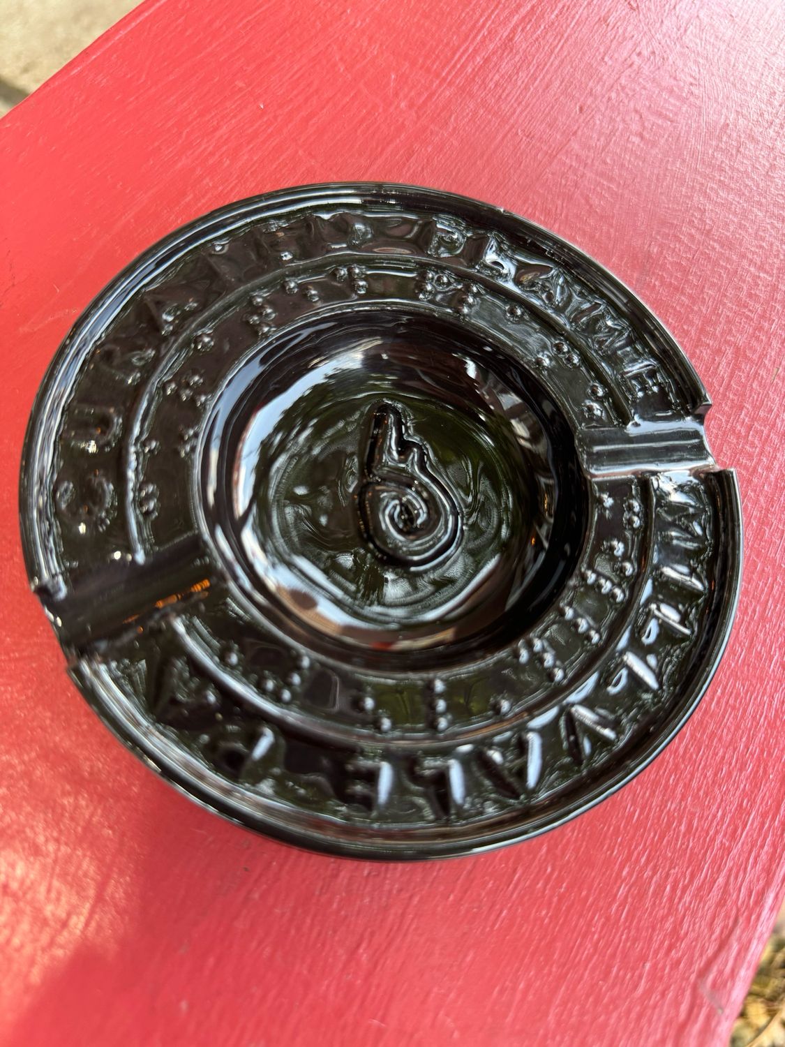 First Edition, Curated Flame Braille ashtray