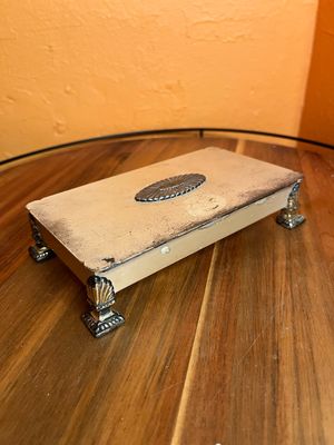 Ronson Silver Plate Cigarette Holder Box