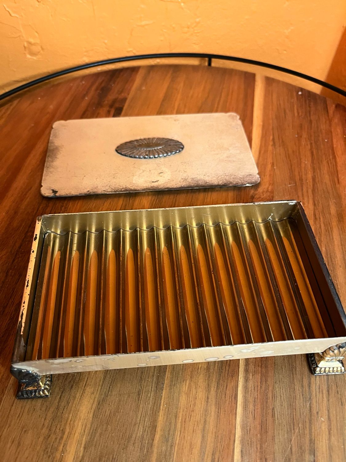 Ronson Silver Plate Cigarette Holder Box