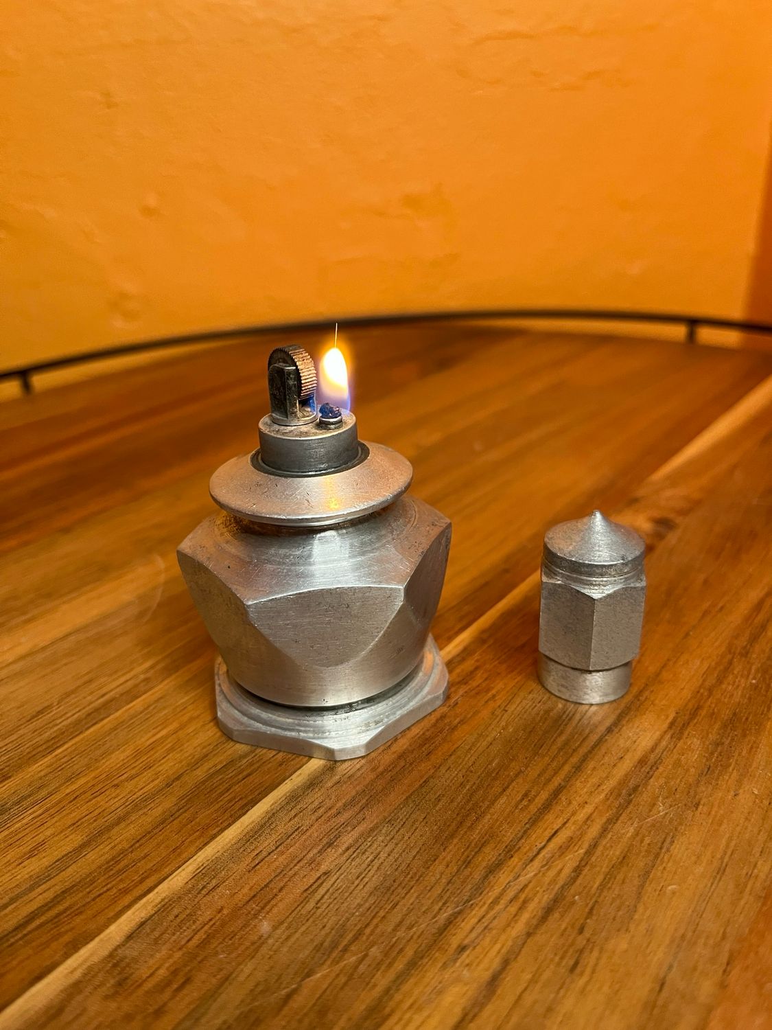 Industrial Decanter Table Lighter