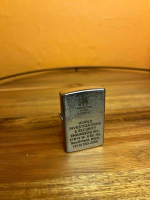 World Investigations &amp; Security Southfield Michigan Hi-Lite Flip Top Lighter