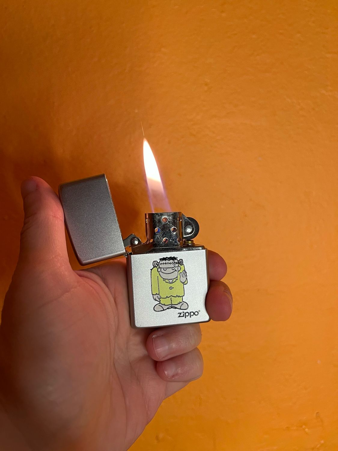 2000 Friendly Frankenstein’s Monster Zippo Lighter