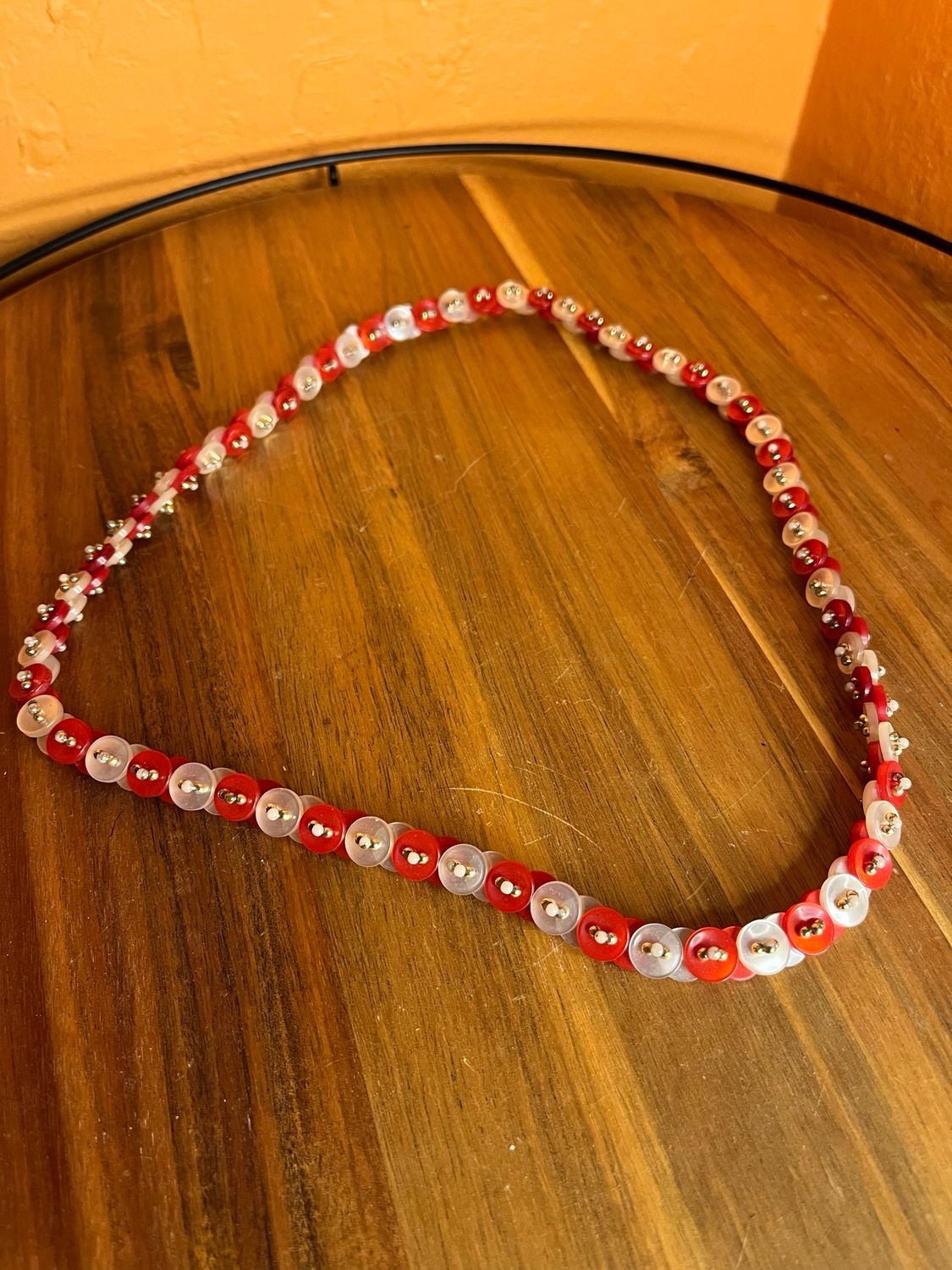 Great Depression Period Button Necklace