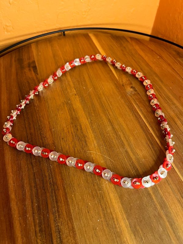 Great Depression Period Button Necklace